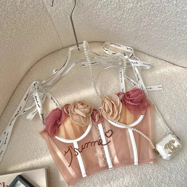 Crop top Rosa